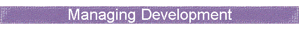 Managing Development